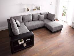 Raumid Wohnlandschaft Schwarz 298cm Recamiere Beidseitig Montierbar Fsc Zertifiziert