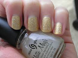 I love matte black for some reason but the matte black bk colour i used to buy stains my nails like nothing else. Never Enough Nails China Glaze Nail Of The Day Gold Party