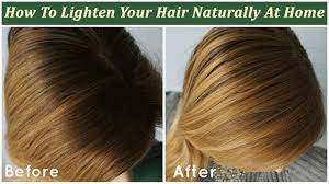 Squeeze lemon into a spray bottle and spray the strands of hair to mimic natural highlights. 6 Ways To Lighten Your Hair Naturally Fast At Home Youtube