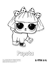 Pupsta Coloring Page Lotta Lol Lol Dolls Coloring Pages Fnaf Coloring Pages
