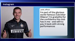 Argentine équipe nationale de football de la premier 13 images png transparentes de roberto mancini. Podolski10 Is Delighted To Have Signed For Inter Milan Amp Amp Also Thanks Former Mcfc Manager Roberto Mancini Ssnhq Sky Sports News Scoopnest