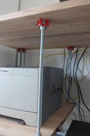 Bureau Details Du Support Du Plan Suspendu Pour Imprimante Diy Meuble Mobilier De Salon Bureau