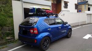 スズキ イグニス イグニスに家族４人分のキャンプ荷物を積んでみた スズキ 自転車 キャリア キャンプ 荷物