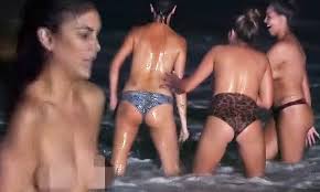 Vanderpump Rules: Lala Kent strips naked for skinnydip in Mexico with  topless friends on group trip | Daily Mail Online