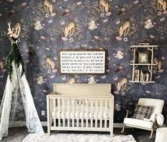 Wallpaper features a matte finish for a premium textured look. Forest Animal Wallpaper Nursery Decor Mr Fox Wallpaper Home Living Wall Decor Kromasol Com