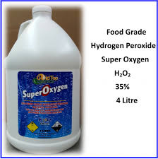 For example, 35% food grade hydrogen peroxide, used full strength on nearly anything would most likely be disastrous since its extremely powerful oxidative effects will destroy living tissues and organisms 35% food grade hydrogen peroxide is very powerful always be cautious when diluting. Hydrogen Peroxide Super Oxygen H2o2 Food Grade Gold Top Polar Bear Health Water Edmonton Alberta