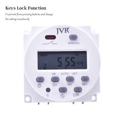 12v Timer Switch For Solar Lights Chicken Coop Door Battery Powered Programmable Daily Weekly With Keys Lock Function Dc Ac 12 Volt T Timer Solar Battery Acdc