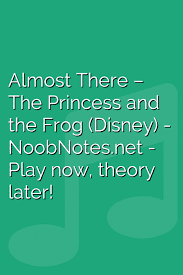 We would like to show you a description here but the site won't allow us. Almost There The Princess And The Frog Disney Letter Notes For Beginners Music Notes For Newbies