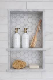 Our Master Bathroom Reveal Driven By Decor Tile Shower Niche Shower Niche Bathroom Niche