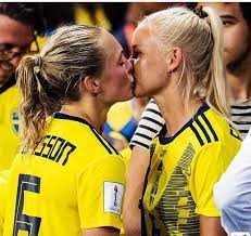 + afp via getty images it was just a quick kiss after a game, like we've done after every game,. Magdalena Eriksson With Girlfriend Pernilla Harder Ladyladyboners