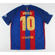 Born 24 june 1987) is an argentine professional footballer who plays as a forward and captains both spanish club barcelona. Lionel Messi Signed Fc Barcelona Jersey Inscribed Leo Beckett Coa Pristine Auction