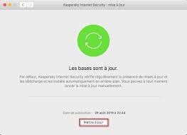 Comment Mettre A Jour Les Bases De Donnees Antivirus De Kaspersky Internet Security 20 For Mac
