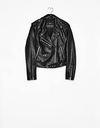 Faux Leather Biker Jacket Discover This And Many More Items In Bershka With New Products Every We Faux Leather Biker Jacket Leather Jackets Women Biker Jacket