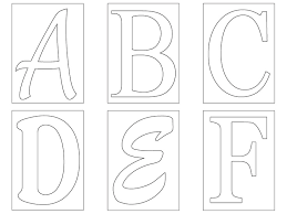 Printable alphabet letters interlaced with objects . Gealena Job Corner Cut Out Printable 3d Letters Template
