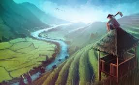 Gambaran Pemandangan Gunung Di Buku Gambar Latar Belakang Sejarah Beberapa Bangunan Paling Tua Yg Dibangun Oleh Manus Pemandangan Pemandangan Anime Foto Alam
