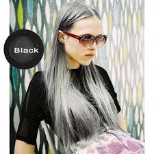Black and white drawing sidewalk chalk illustration, the long haired girl draws a pattern of chalk. 1 U Pick Colorful Salon Grade Non Toxic Temporary Hair Chalk Hair Tint Pastel Chalk Rub Hair Color Chalk Chalk Dye Color Black Color Hair Dye Dye Plasticdye Rainbow Aliexpress