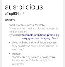 Auspicious Dictionary Words Words Cool Words