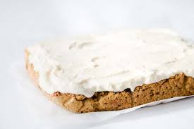 Beat in as much of the flour as you can with the mixer. Healthy Pumpkin Bars With Cream Cheese Frosting Sugar Free Londoner