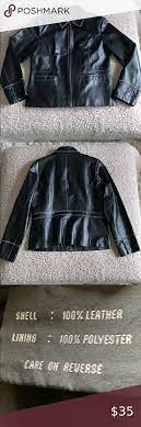 Colebrook Black Leather Jacket Size L Gorgeous Vintage Wilson S Leather Jacket Black With Soft Gray White Stitchi Leather Jacket Black Leather Jacket Jackets