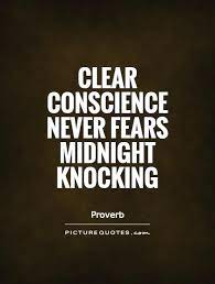 Quotes About Clear Conscience 93 Quotes