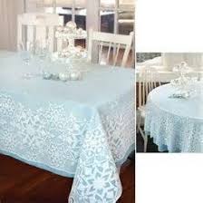 Blue Christmas Tablecloths Christmas Table Cloth Christmas Table Linen Table Cloth