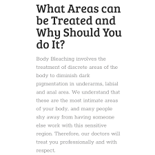 When it comes to the most intimate areas of the body, most people do not want to intimate area bleaching is perfectly normal to do, many people wish to have brighter, more evenly toned intimate areas. Jlj Medical Spa Intimate Area Body Bleaching Facebook