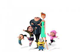 And dresses in a light grey sweater underneath a black collared coat along with a striped grey scarf, black trousers, and shoes. How Tall Is Gru S Minions