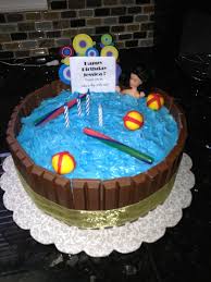 Pin By Carmen Huberman On My Posts To Pinterest Pool Cake 8th Birthday Cake Cake