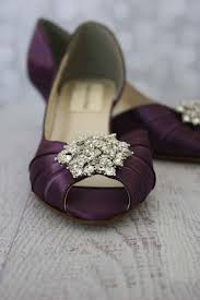 Plum Purple Wedding Shoes Bride On Budget Wedding Shoes Wedding Shoes Low Heel Silver Crystal In 2020 Purple Wedding Shoes Plum Wedding Shoes Wedding Shoes Heels