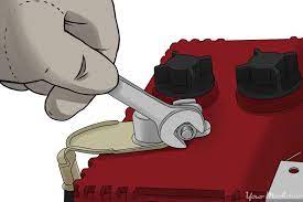 Removing batteries that have the bracket on top. How To Remove A Car Battery Yourmechanic Advice