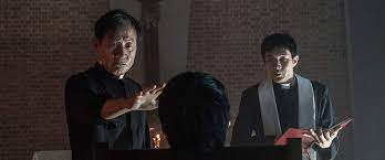 An mma fighter helps an exorcist fight evil. The Divine Fury Movie Review Film Summary 2019 Roger Ebert