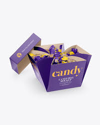 If you simply need a quick way to make a simple box design, you can also head over to our free online design maker and create a packaging. Candy Box Mockup In Box Mockups On Yellow Images Object Mockups