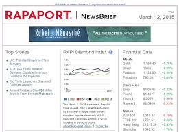 Rapaport To Be Blamed For Industry Failure Not De Beers