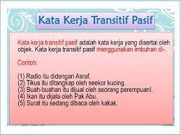 Kata kerja transitif (transitive verb) adalah kata kerja yang memerlukan satu atau lebih objek. Imbuhan Menengah 4exp 5na Ppt Download