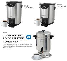 Much coffee for 30 cup urn. West Bend Coffee Equipment Coffee Urns In Aluminum Or Stainless Steel