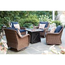 Check spelling or type a new query. Hampton Bay Crossridge 50 000 Btu Antique Bronze Finish Gas Fire Pit G Ftb 51057b The Home Depot