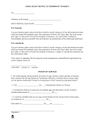 Iowa Lease Termination Letter Form 30 Day Notice Eforms Free Fillable Forms