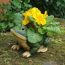 Blumentopf Gartenfigur Frosch Frog Pflanztopf Blumentopf Pflanzkubel Garten Deko Dekoration Pflanzkubel Selber Machen Pflanzkubel Gartenfiguren Pflanzkubel Und Blumenkasten Bepflanzen