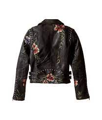 Blank Nyc Kids Floral Vegan Leather Moto Jacket Big Kids Vegan Leather Moto Jacket Vegan Leather Jacket Jackets