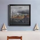 Mountains In The Mist IV-Premium Framed Print - Ready To Hang Format: Black Framed Canvas, Size: 17.5" H x 17.5" W x 1.5" D, Mat Color: No Mat