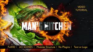 Motiongraphic Animation Chef Cook Cookery Cooking Cookware Food Gourmet Grill Intro Kitchen K Mens Kitchen Menu Restaurant After Effects Templates