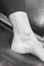 48 Meaningful Ankle Tattoo Ideas With Words And Flowers The First Hand Fashion News For Females Ankle Tattoo Inner Ankle Tattoos Back Of Ankle Tattoo