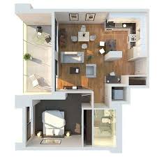 One bedroom apartment setup ideas. One Bedroom Apartment Floor Plans With Drawings Upgraded Home