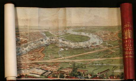 Little: The Illustrated London News, Panorama of, British Isles, Panorama of London, 1845