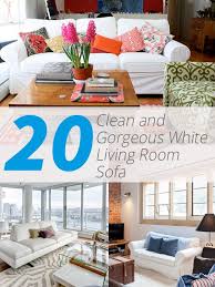 White is the perfect color for those who live in condos, apartments, and townhouses as decorating with white will make it look bigger. 20 Clean And Gorgeous White Sofa Living Room Home Design Lover