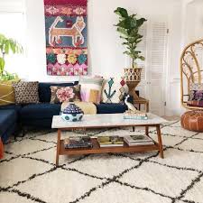 Reeve mid century rectangular coffee table Reeve Mid Century Rectangular Coffee Table Moroccan Living Room Boho Living Room Funky Living Rooms