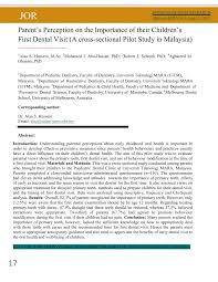 Join us to help the most affected people in the world through your donation and you can see their smiles. Pdf Parent S Perception On The Importance Of Their Children S First Dental Visit A Cross Sectional Pilot Study In Malaysia