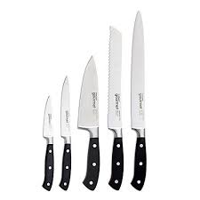 Japanese blades tend to fall toward the lower end of this spectrum, allowing them to make precision cuts with less effort. Procook Gourmet X30 Knife Set 5 Piece Boxed Limited Off Https Www Amazon Co Uk Dp B071cfkrx3 Ref Cm Sw R Pi Dp U X 8sex Knife Knife Sets Steak Knife Set