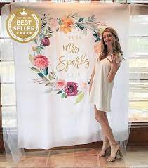 Memories May Fade But Photographs Last Forever Big Bold And Beautiful Our Customized Backdrop Bridal Shower Backdrop Bridal Shower Photos Boho Bridal Shower