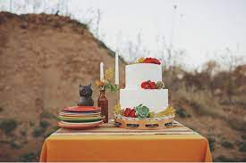 Southwest Indie Love Wedding Inspiration Green Wedding Shoes Simple Wedding Cake Southwest Wedding Mexican Themed Weddings
